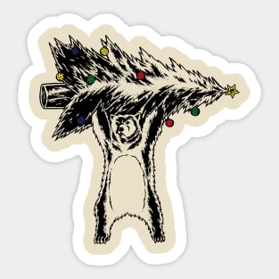 No context Christmas bear 2 Sticker